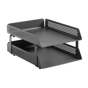 PERFORATED STEEL LETTER TRAY