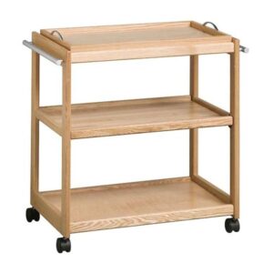 WOODEN TEA TROLLEY