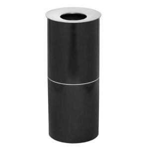 240 X 585(H) STANDING ASHTRAY WITH STAINLESS STEEL TOP & OPENING