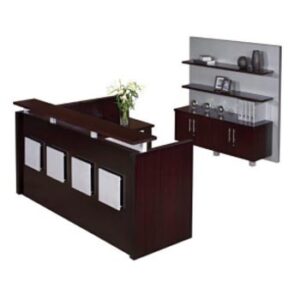 HUNLEY RECEPTION UNIT WITH SILVER TRIMMING