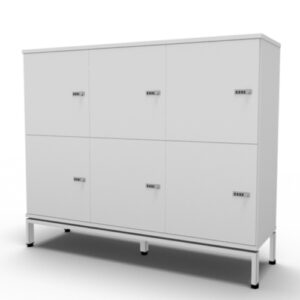 LOCKER STORAGE WITH FRAME