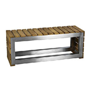 WOODEN BENCH WITH SLATS